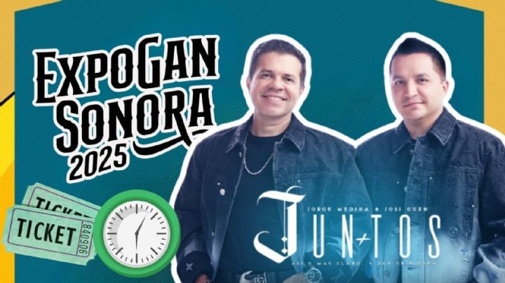 ExpoGan Sonora 2025: ¿A qué hora empieza el concierto de Jorge Medina y Josi Cuen HOY 8 de mayo en el Palenque?